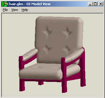 Screenshot: Char model in DG Kernel Viewer